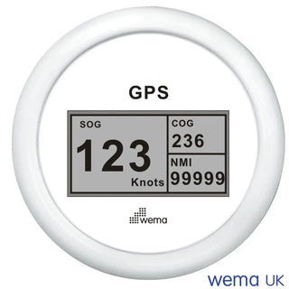 GPS Speedometer with LCD display gauge showing speed and distance information
