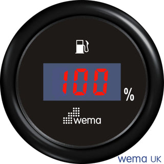 Fuel Level Gauge with Digital Display showing 80.0% for monitoring fuel tank level