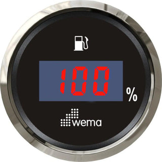 Wema Fuel Level Gauge displaying 80.0% for accurate monitoring fuel tank levels