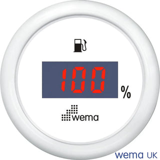 Wema Fuel Level Gauge displaying 80% for accurate monitoring fuel tank levels