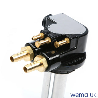 Audio connector head with gold-plated ports for Wema TX senders and night heater use
