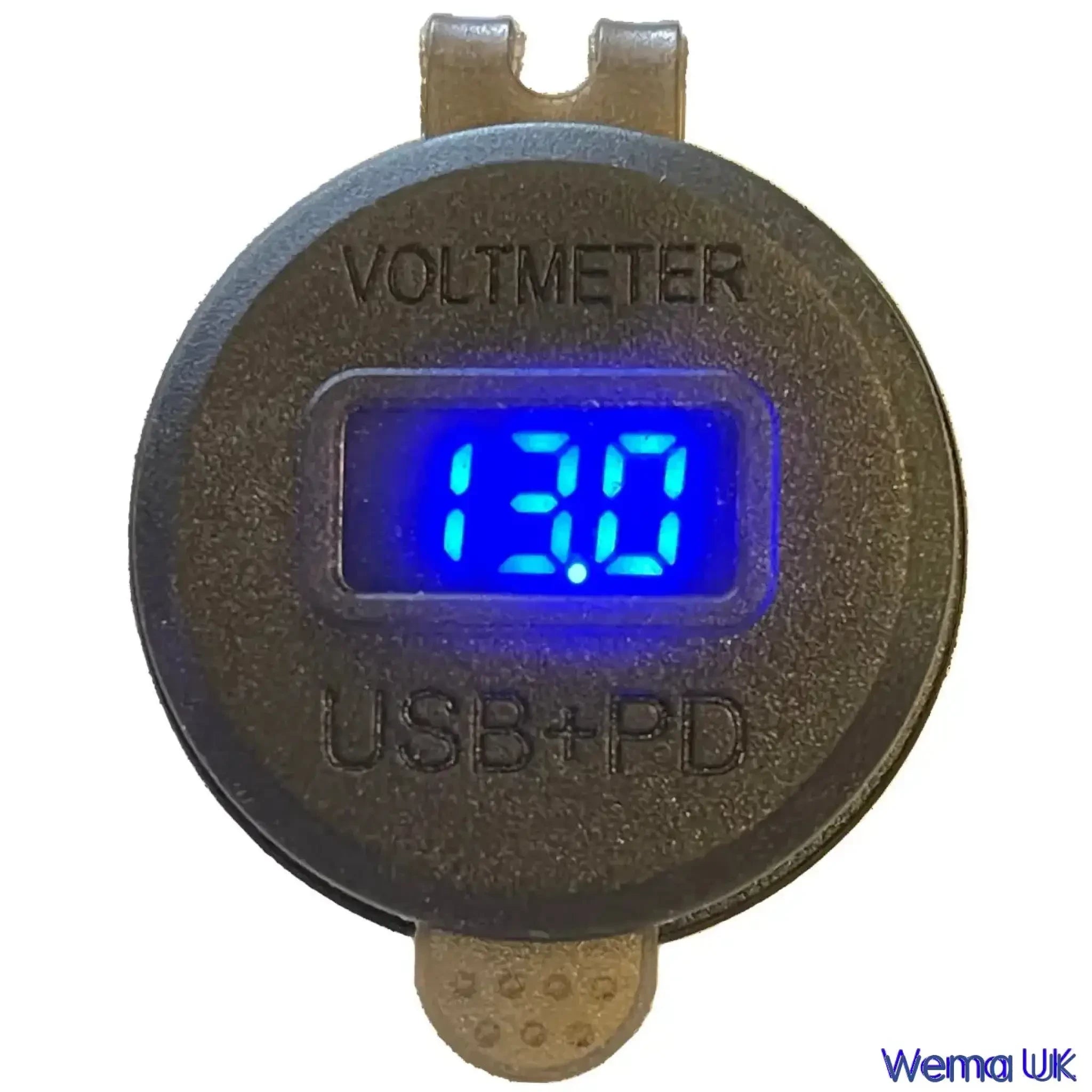 USB Charging Port & Voltmeter
