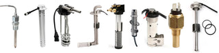 Collection of automotive sensors including level senders for original equipment applications.