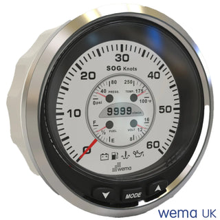 3 Inch Colour LCD Multi Function Gauge shows real-time speed and engine parameters