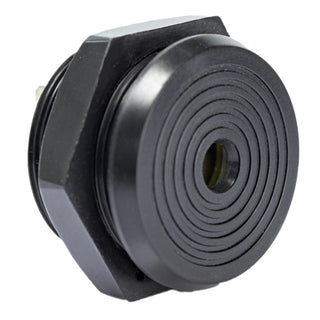 Black plastic diaphragm for Wema Dashboard Alarm with concentric rings and central aperture