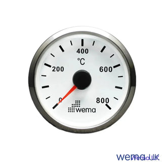 Exhaust Temperature Gauge with a scale from 0 to 800 degrees Celsius for accurate readings