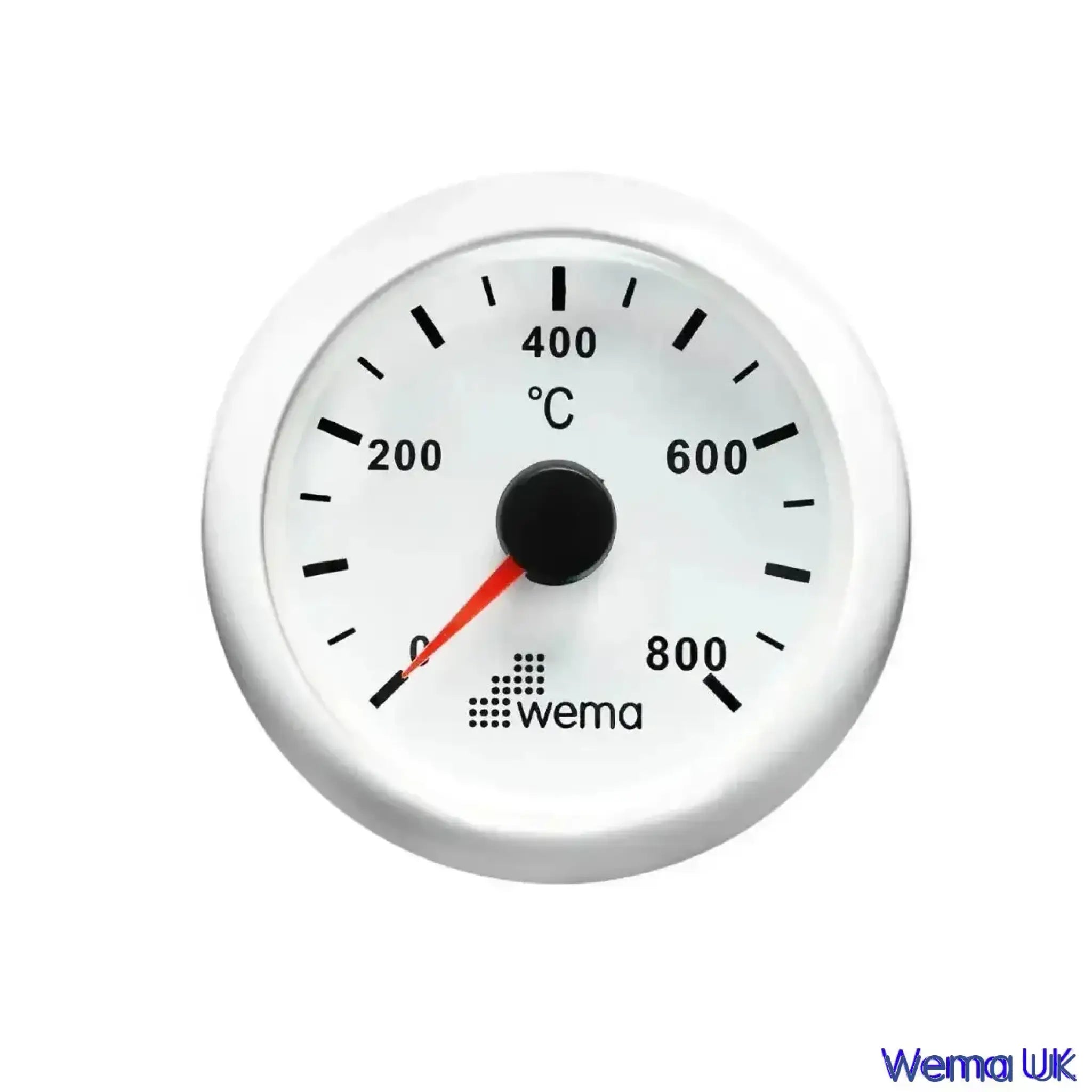 Exhaust Temperature Gauge - White / Stainless