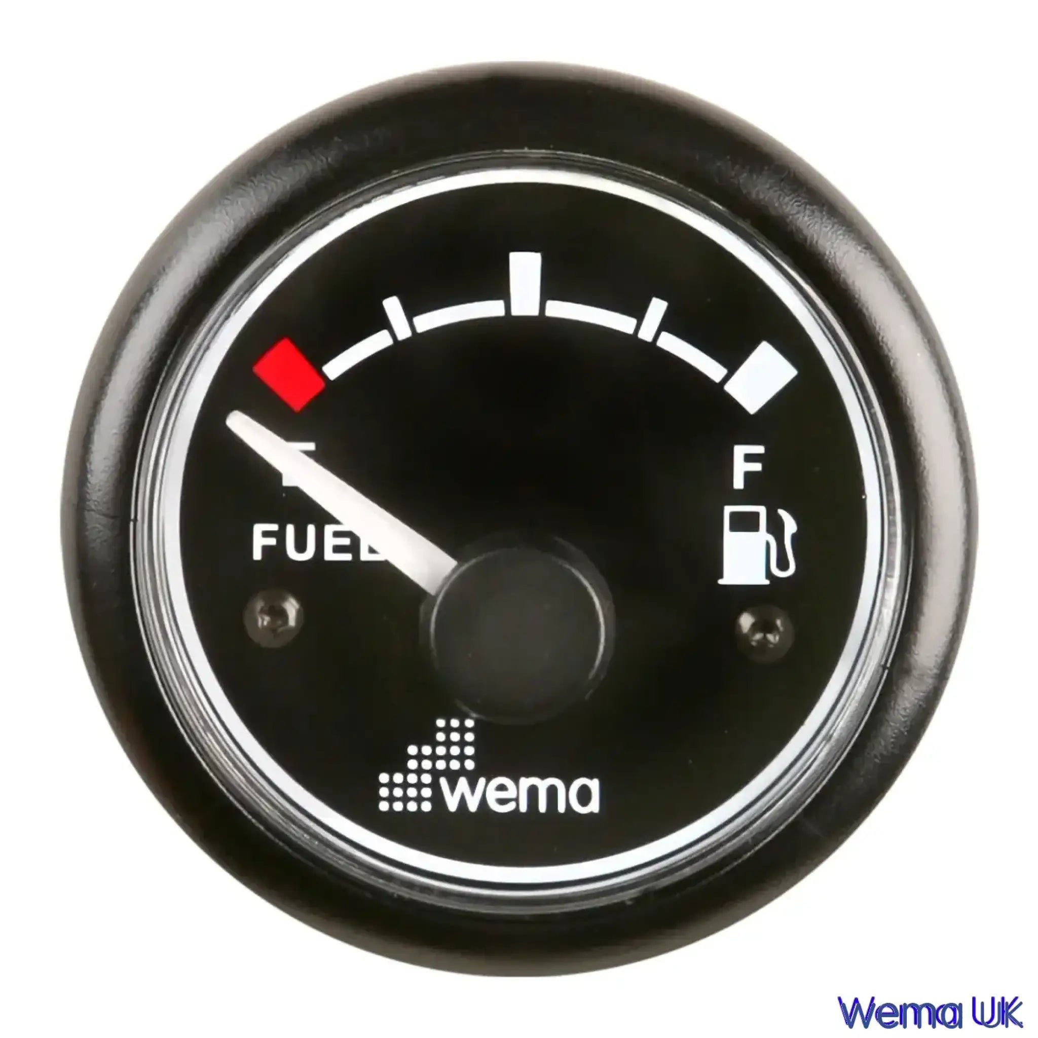 Fuel Level Gauge - Black / European (0-190ohms)