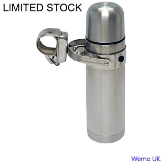Stainless steel Gimbal Mount Thermos Flask with handlebar mount for bicycles