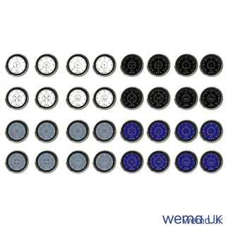 Multi-function Touchscreen Gauge set showcasing Wema NMEA2000 and oil pressure measurements