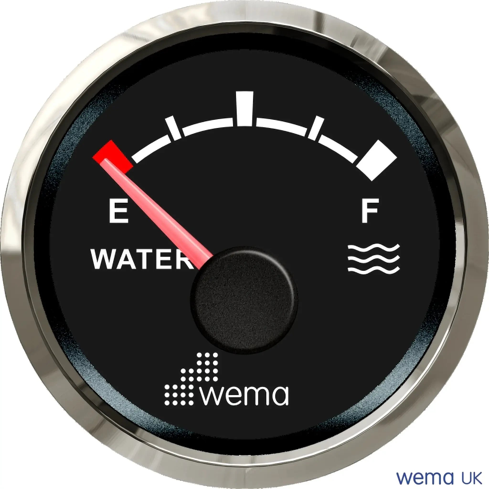 NMEA2000 - 52mm Gauges - Water Level / Black / Silver