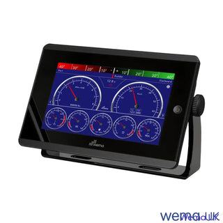 NMEA2000 7’’ Multi Function Display features a color TFT touchscreen and digital gauges