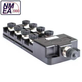 NMEA2000 8 Way Multiport Splitter for Wema NMEA2000 network connections and devices