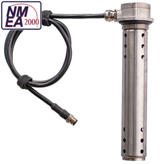 Cylindrical NMEA2000 - N3H Level Sensor probe with cable and connector for precise measurement