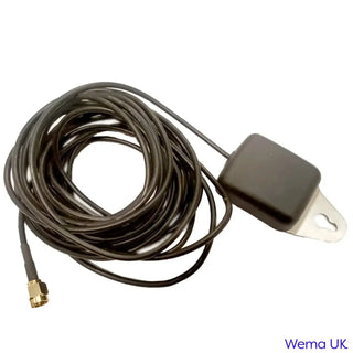 GPS antenna with coiled cable and bracket for NMEA2000 external GPS and Wema speedometers