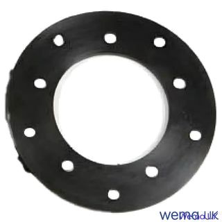 Circular black nitrile gasket FL-2 with holes for secure flange replacement use