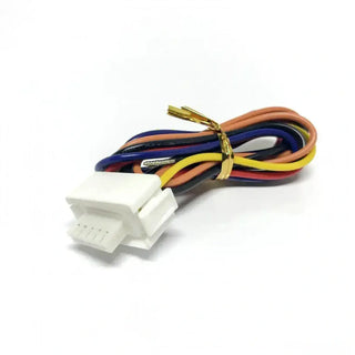 Multicolored wiring bundle with connector for Wema 52mm gauges replacement wiring loom