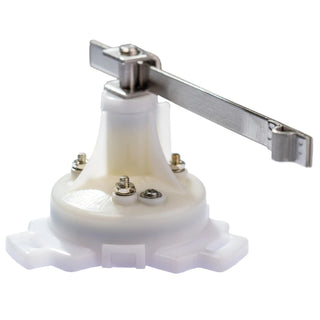 Mechanical component of Rudder Indicator Sender ROD-5 with white plastic base and metal arm