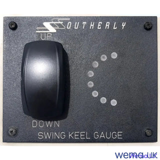 Swing keel gauge control panel for Southerly Lifting Keel with indicator lights