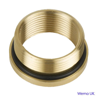 Brass Thread Adapter for SHS to S3H with O-ring seal for holding tank connections