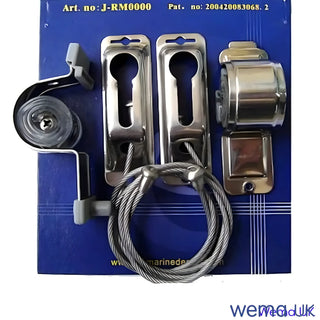 Door security system components for Universal Rope Hanger for Boats installation