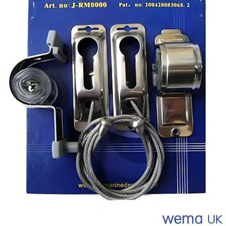 Wema universal rope hanger for boats, mounting hardware