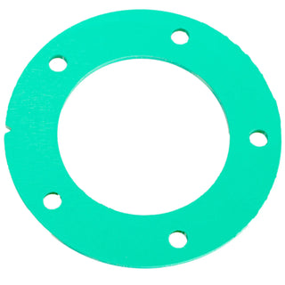 Teal Viton gasket with five holes, ideal for replacement Viton O’Rings applications